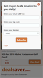 Mobile Screenshot of boise.dealsaver.com