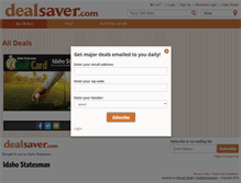 Tablet Screenshot of boise.dealsaver.com