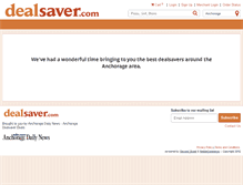 Tablet Screenshot of alaska.dealsaver.com