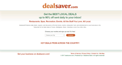 Desktop Screenshot of dealsaver.com