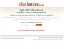 Tablet Screenshot of dealsaver.com