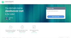 Desktop Screenshot of dealsaver.net