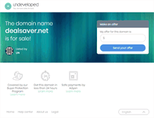 Tablet Screenshot of dealsaver.net